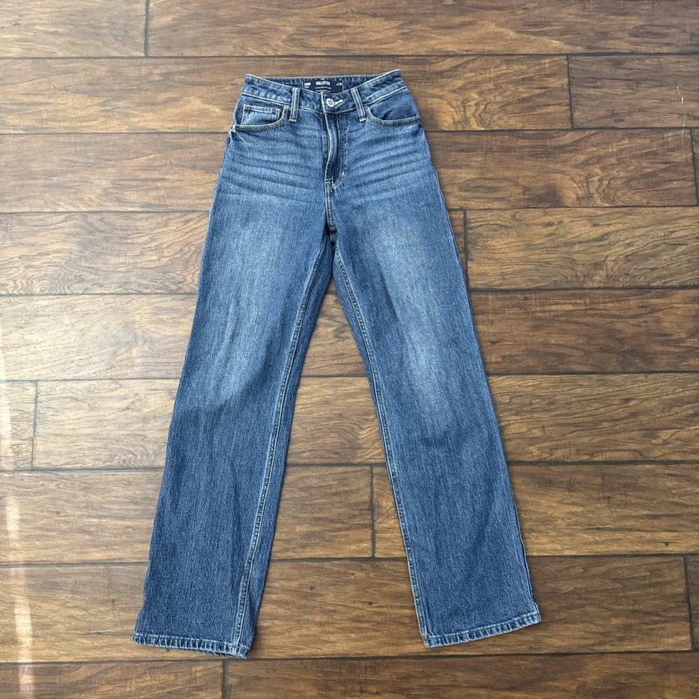 Hollister Jeans Ultra High Rise Dad Jeans Women's 24/00R Preppy Medium Wash